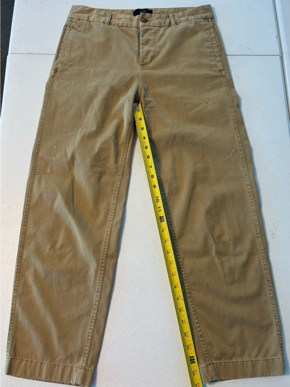 J. Crew Straight-Leg Chinos in Khaki